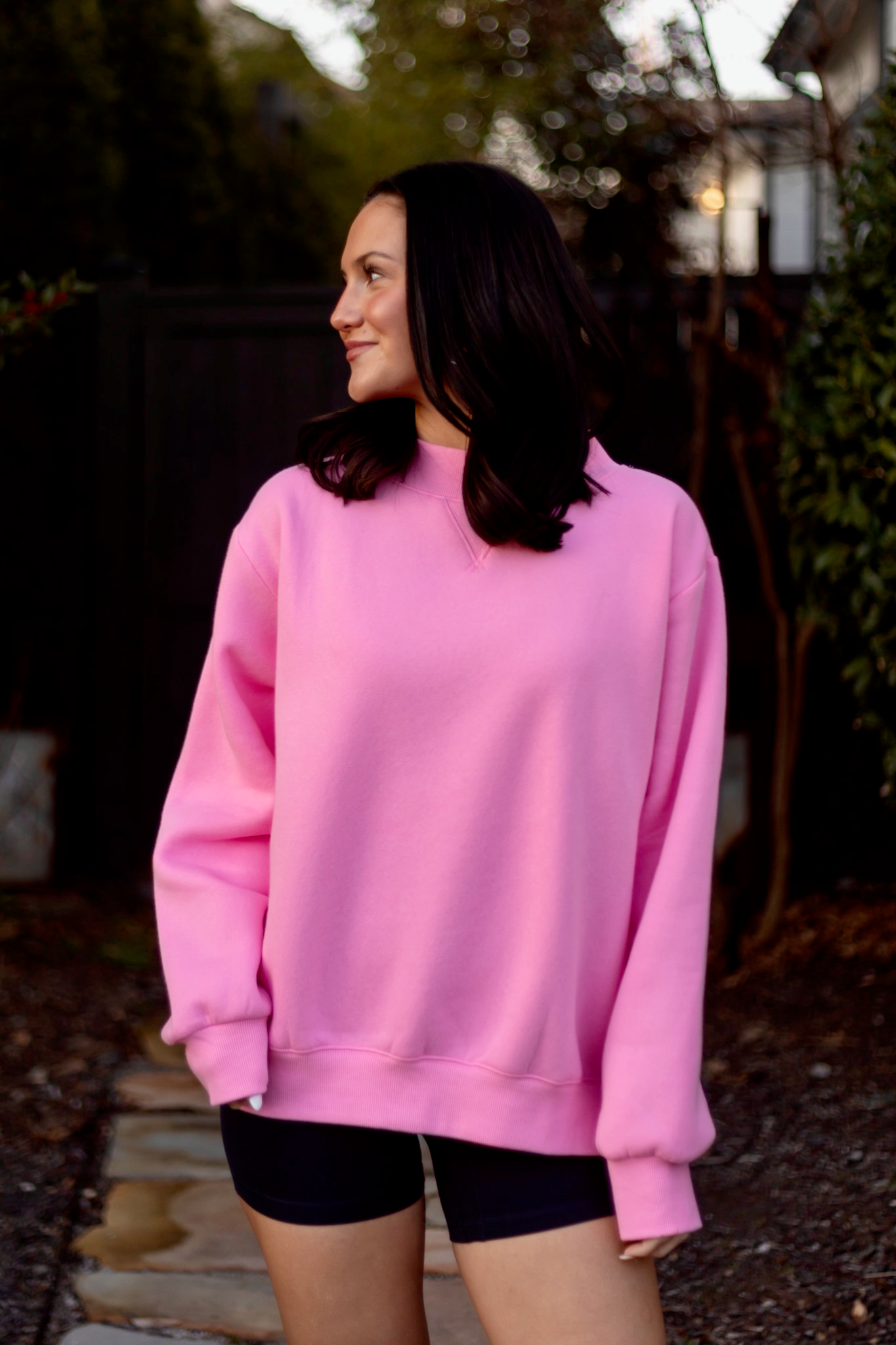 Parker Oversized Sweatshirt Bubble Gum