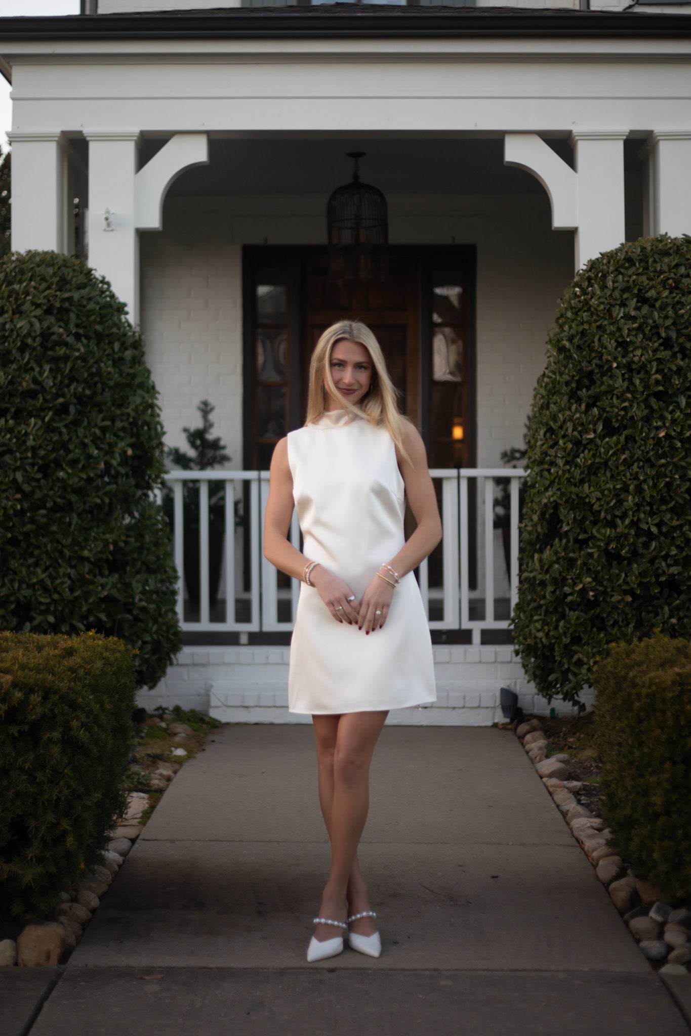 Natalia Satin Mini Dress