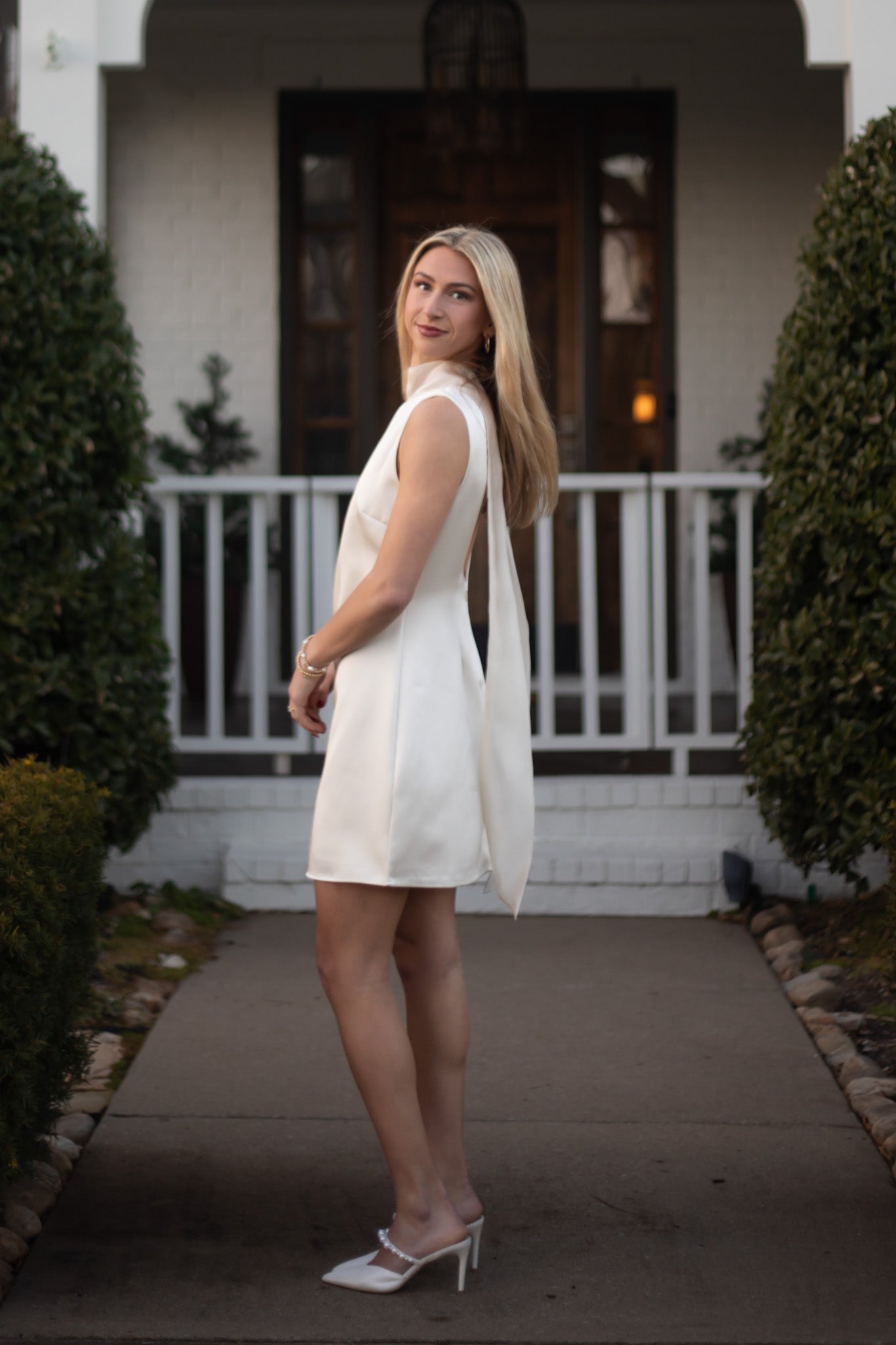 Natalia Satin Mini Dress