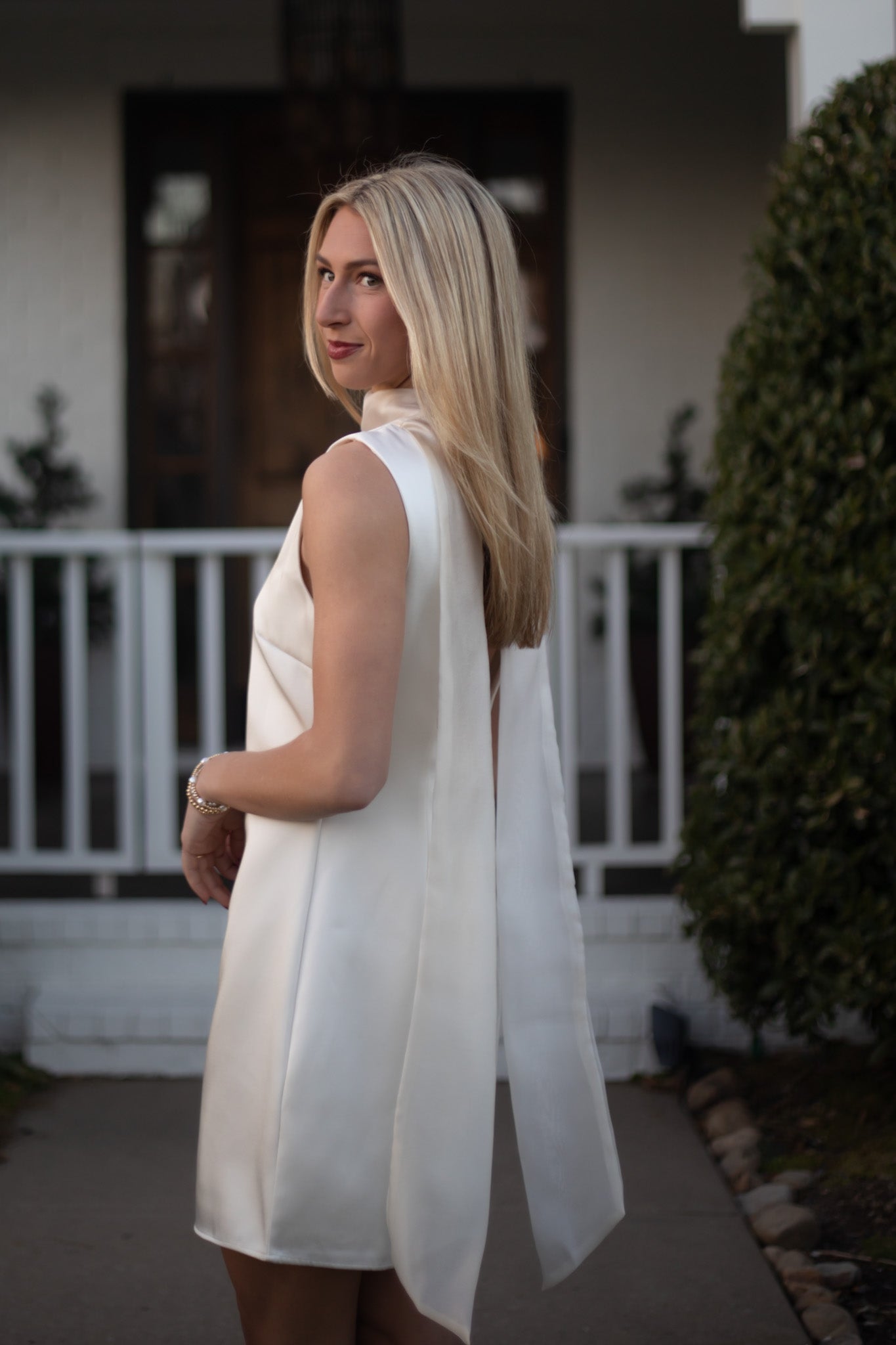 Natalia Satin Mini Dress