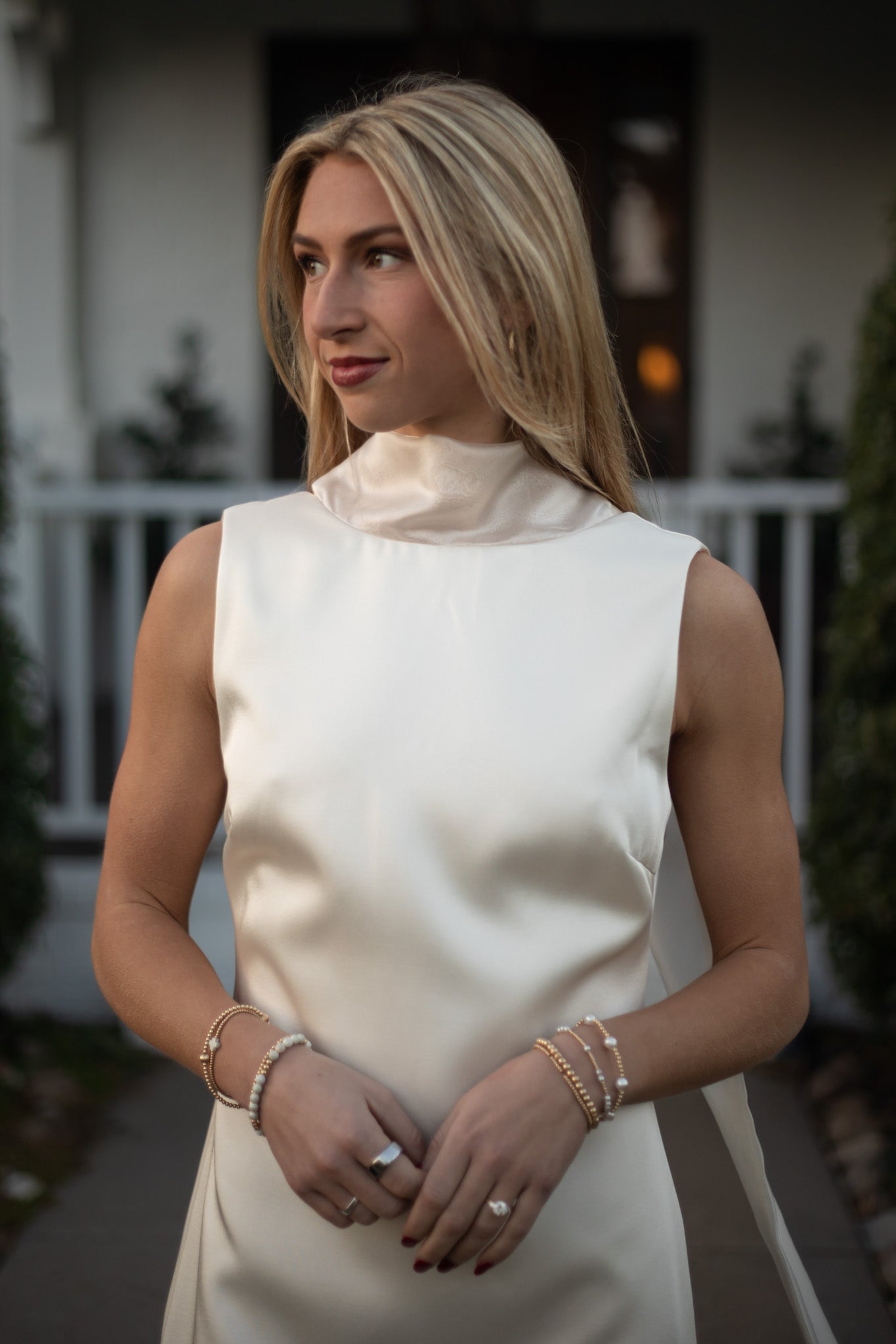 Natalia Satin Mini Dress