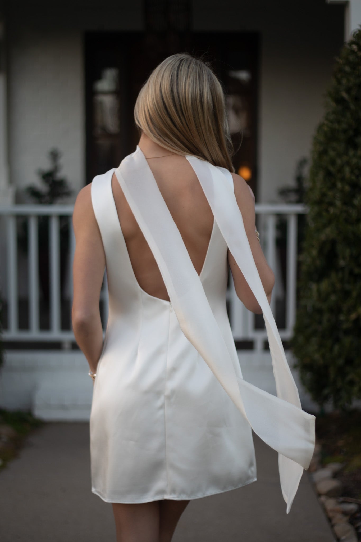 Natalia Satin Mini Dress