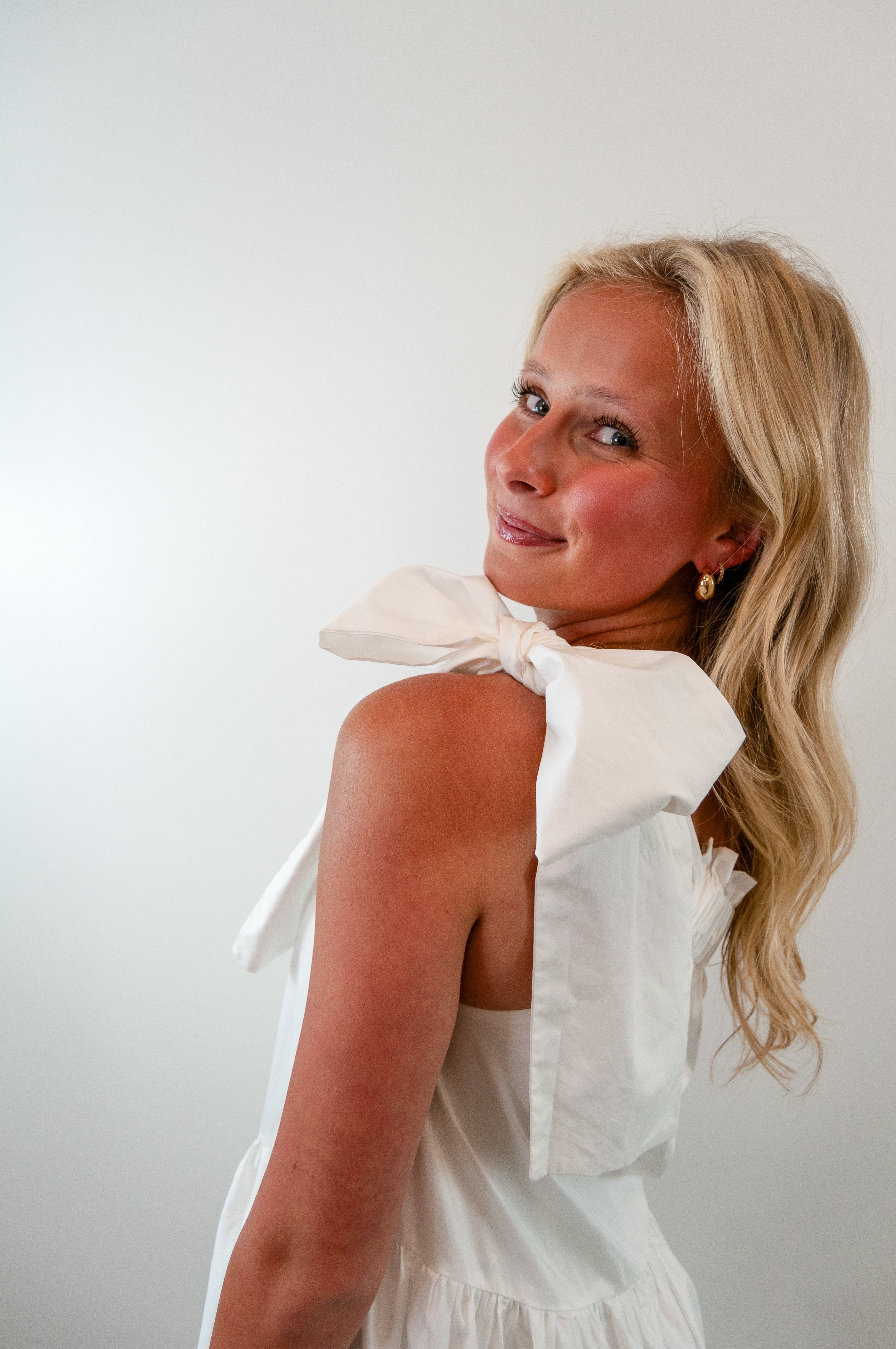 One Shoulder Ruffle Maxi Dress