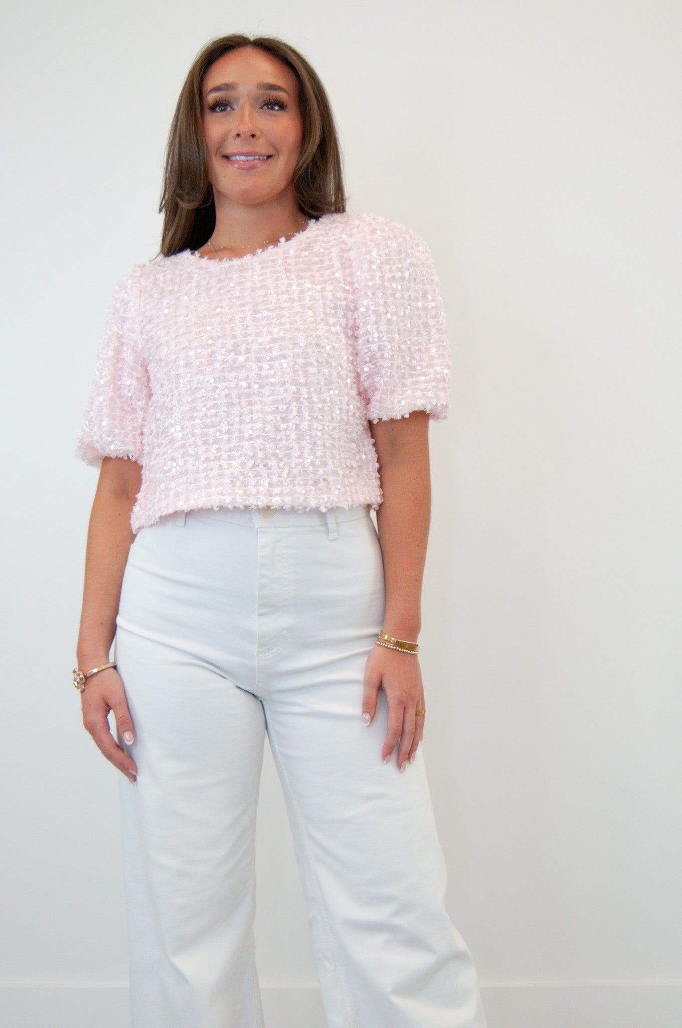 Phoebe Sequin Brunch Top