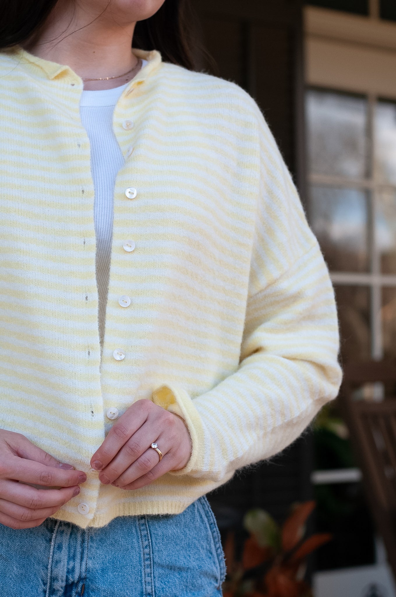 Everly Cardigan Butter Yellow