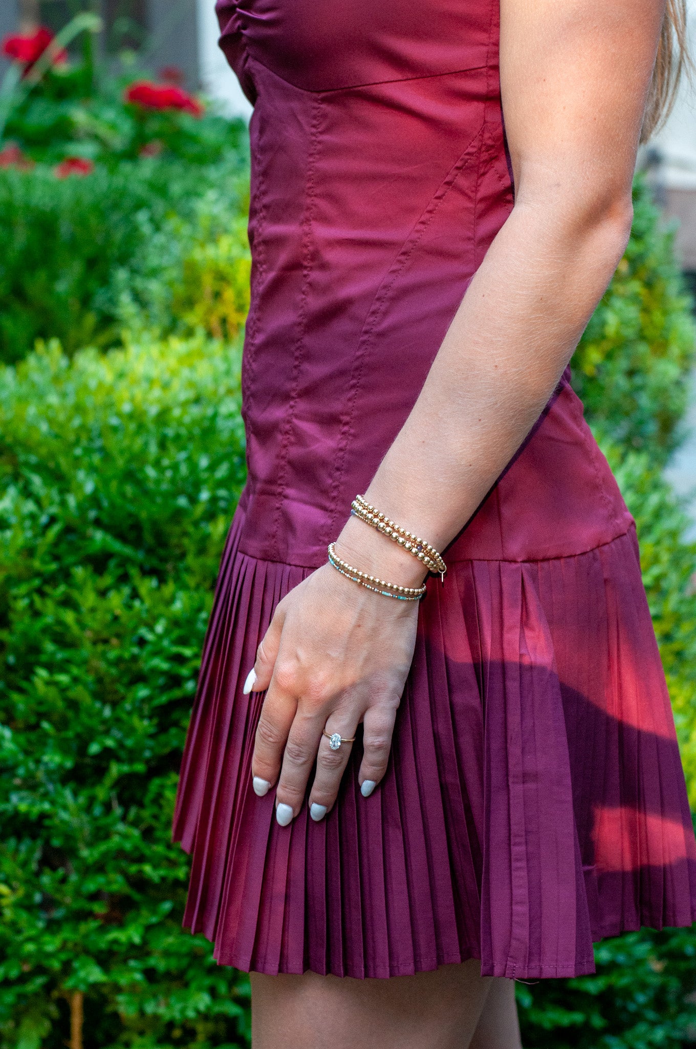 Carson Mini Pleats Dress