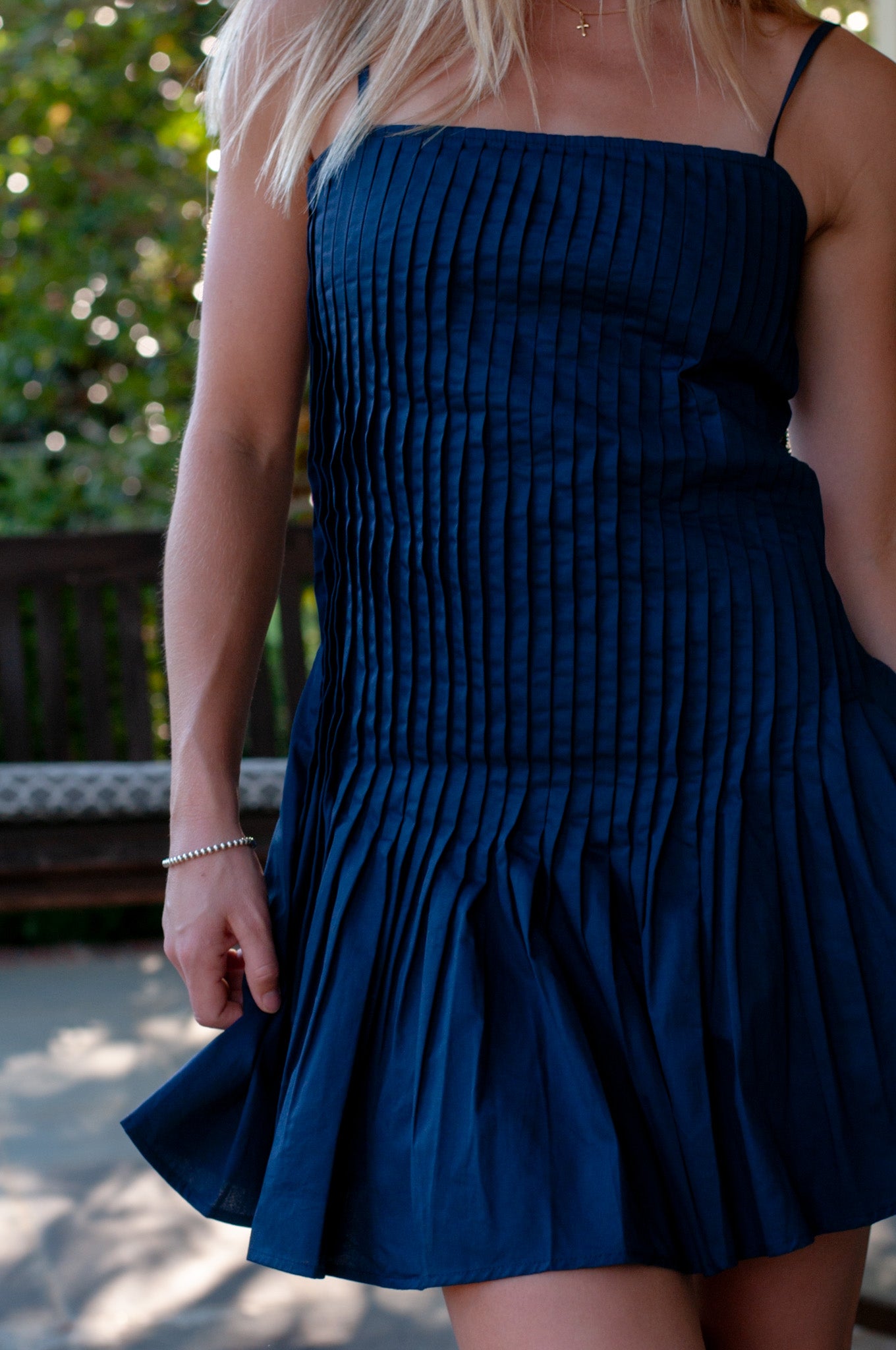 Blakely Pleated Mini Dress