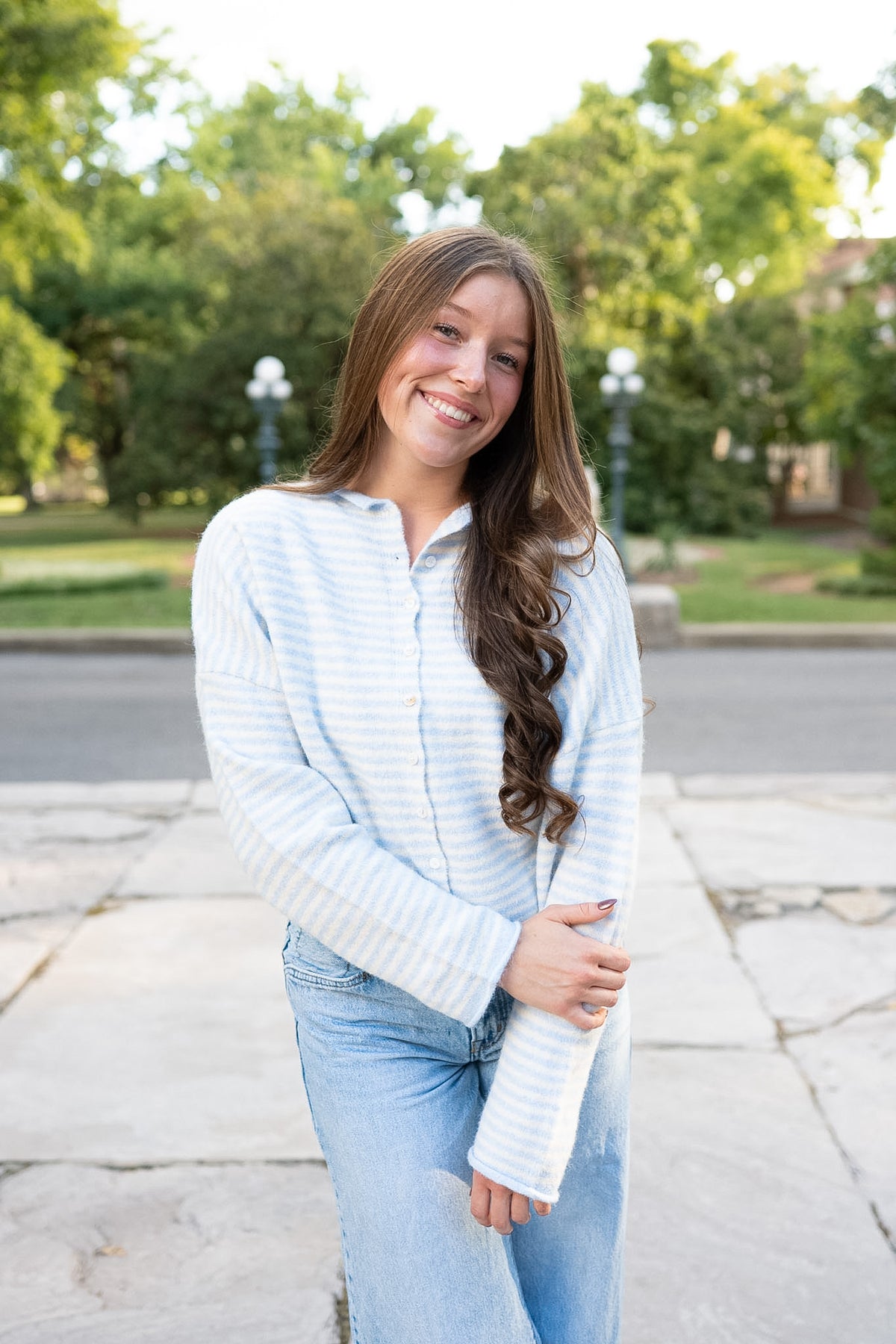 Everly Cardigan Lt Blue