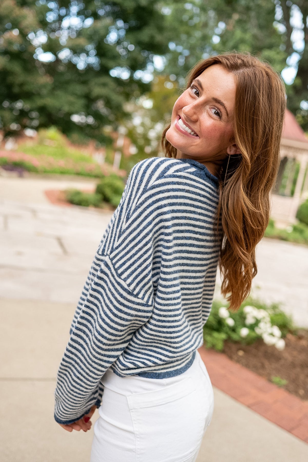 Everly Cardigan Denim Blue