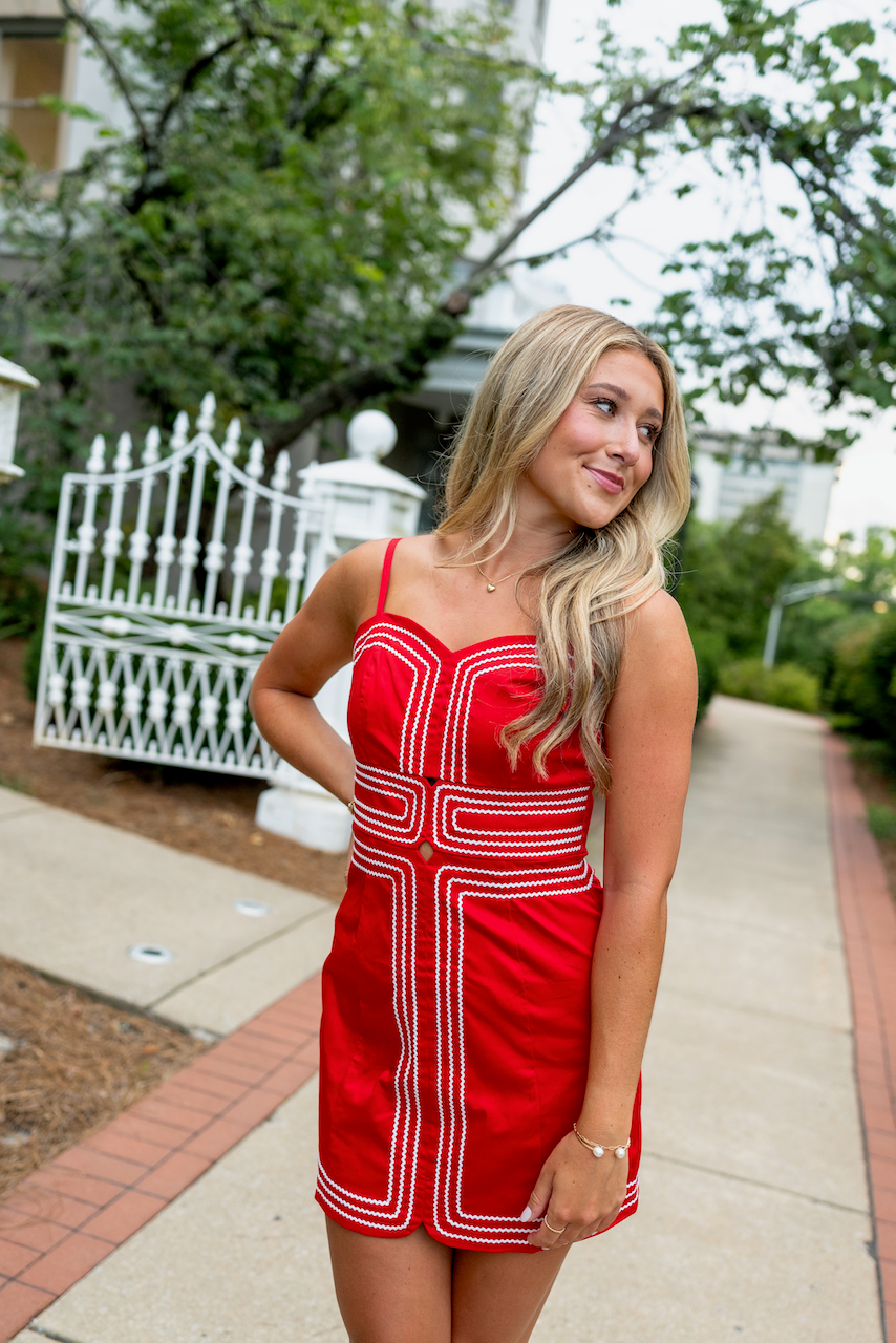 Adele Dress - Red