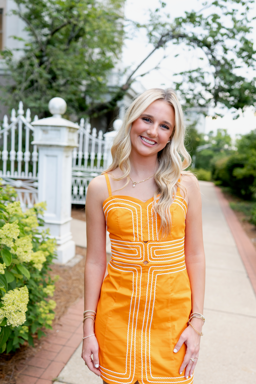 Adele Dress - Orange