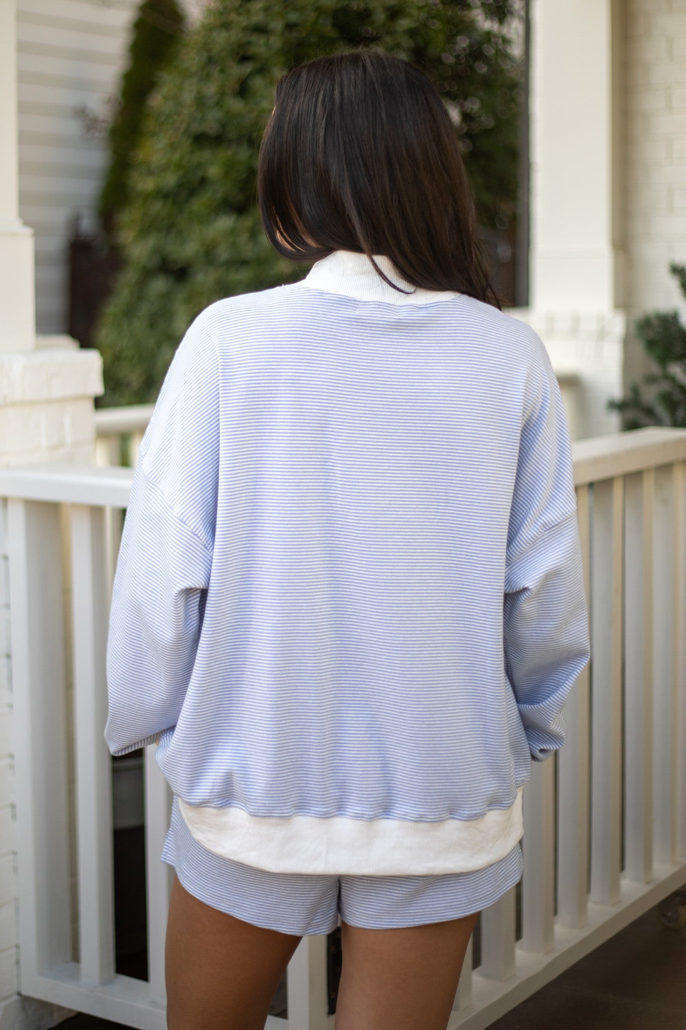 Laynie Striped Lounge Set - Blue