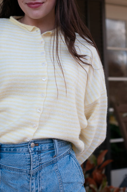 Everly Cardigan Butter Yellow