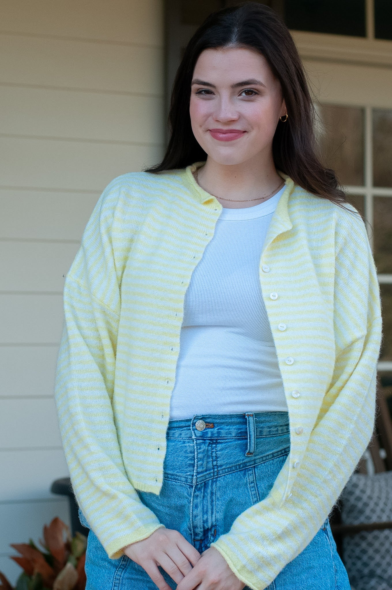 Everly Cardigan Butter Yellow