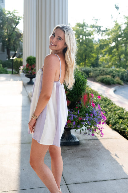 Chloe Striped Romper