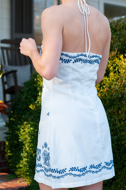 Elodie Mini Dress - White