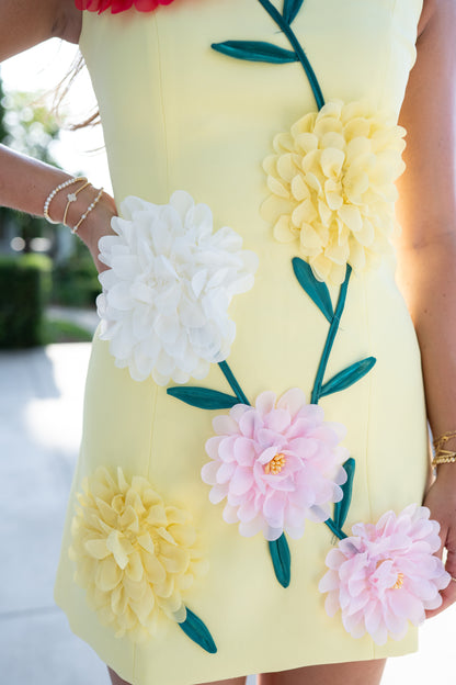 Maribel Dress - Yellow