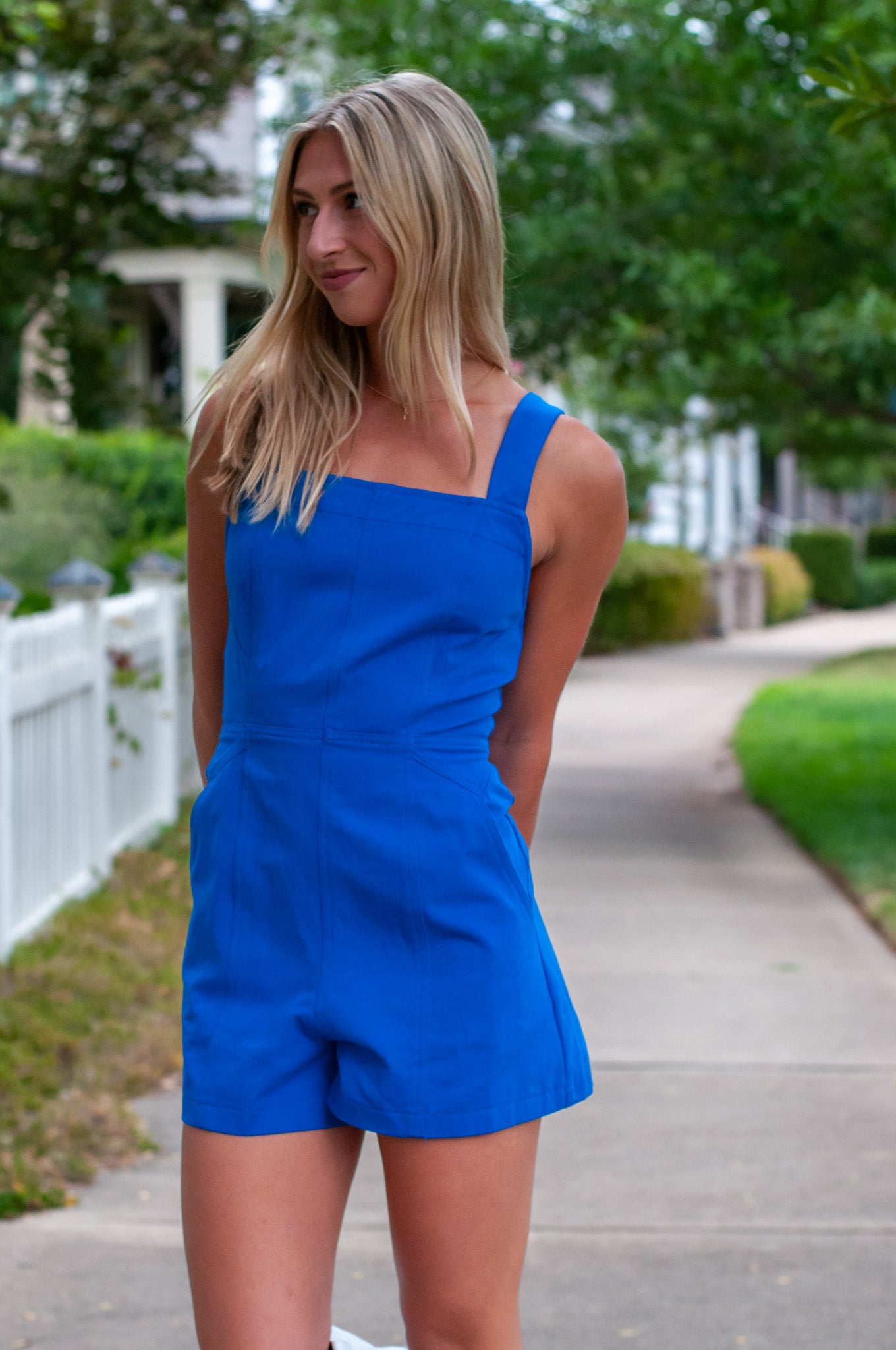 Kennedy Denim Romper
