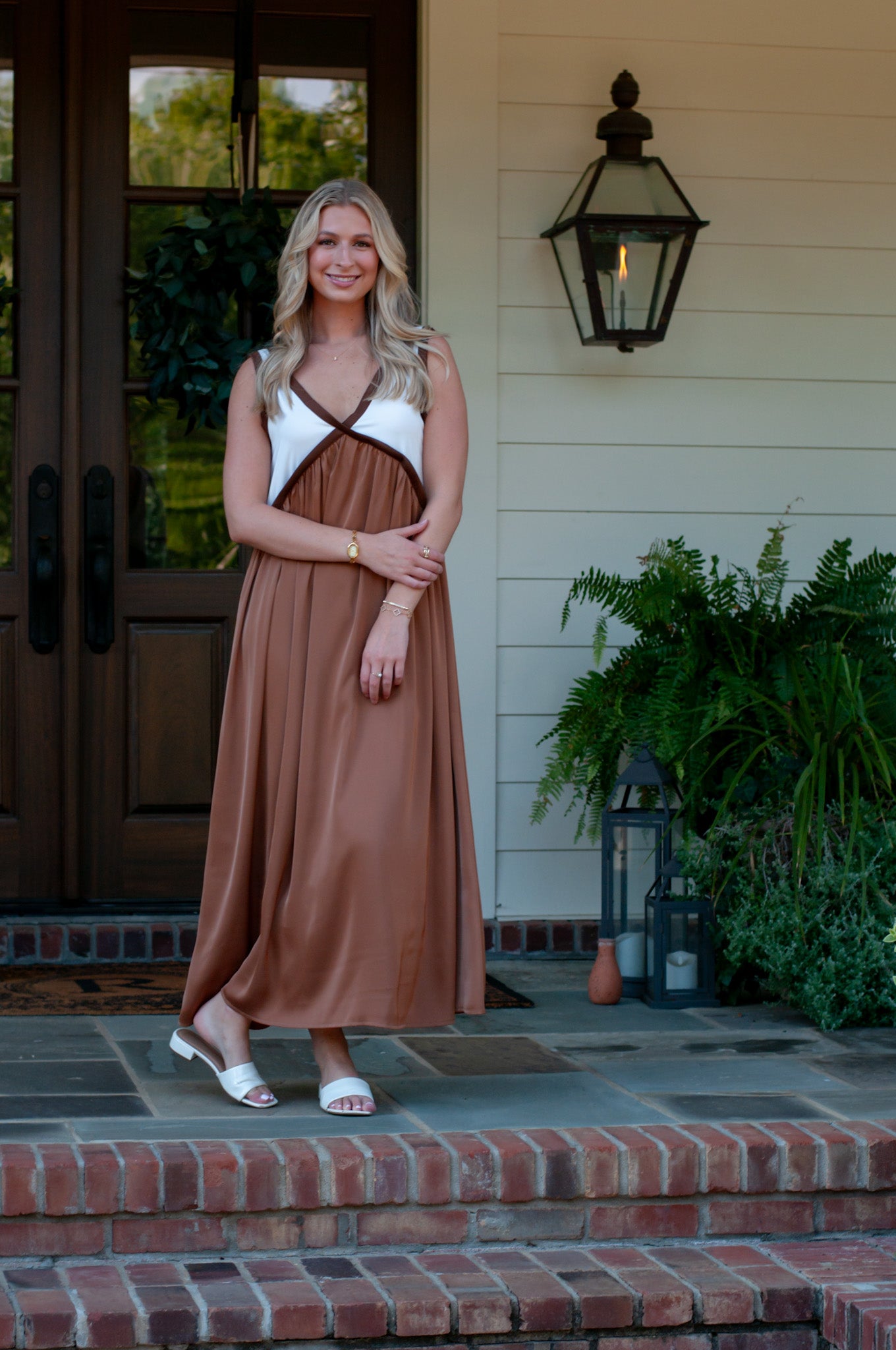 Zola Colorblock Maxi Dress