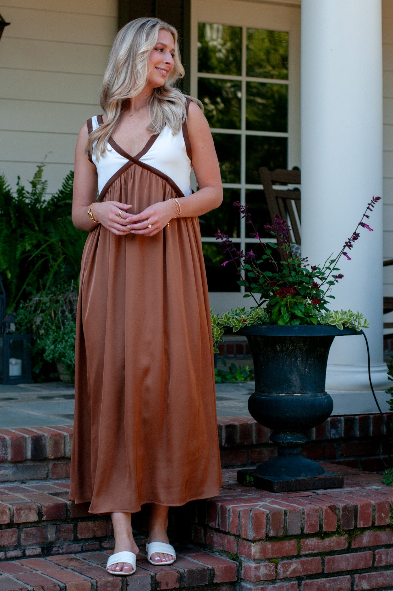 Zola Colorblock Maxi Dress