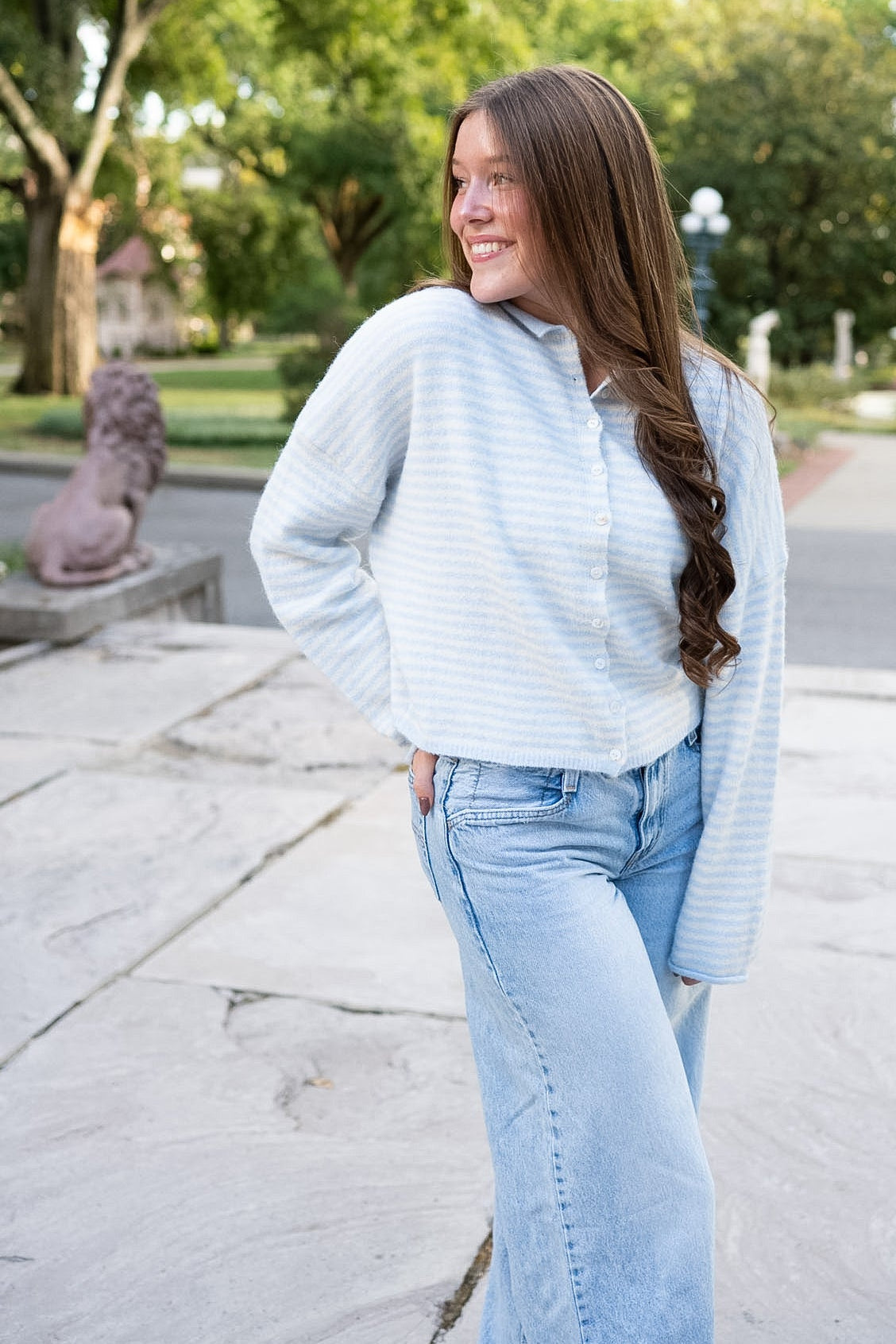 Everly Cardigan Lt Blue