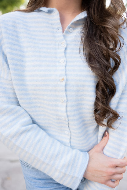 Everly Cardigan Lt Blue