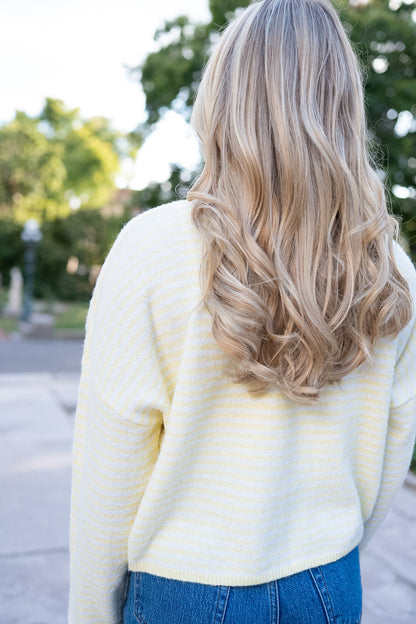 Everly Cardigan Butter Yellow