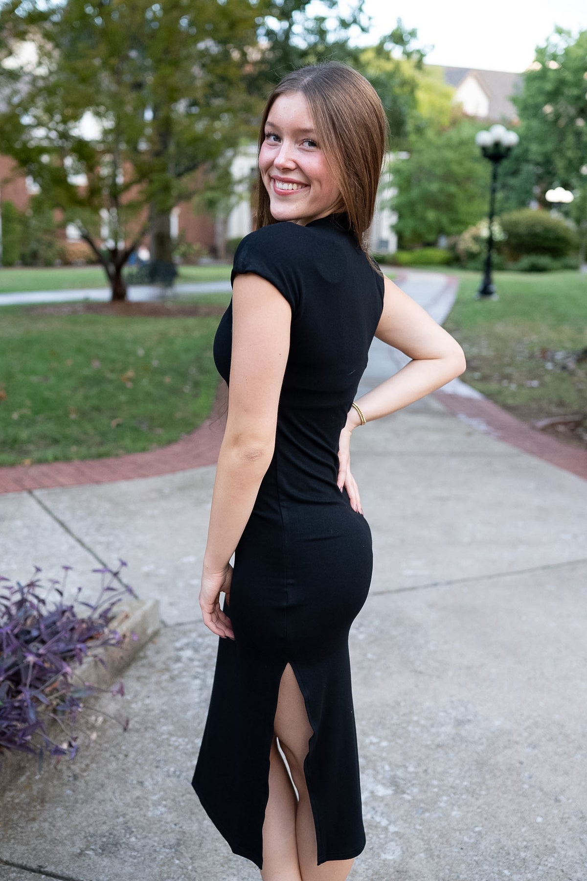 Kenzie Midi Dress Black