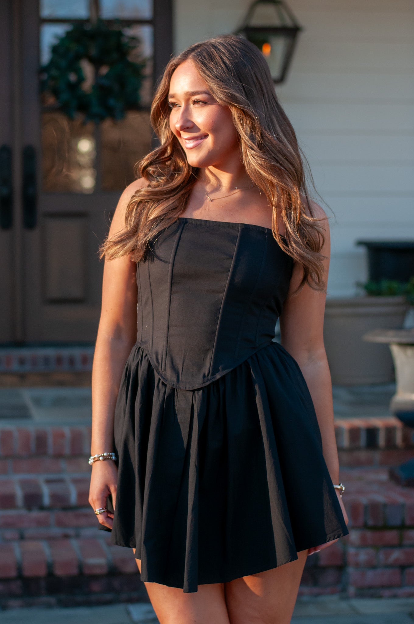 Decklen Corset Dress Black