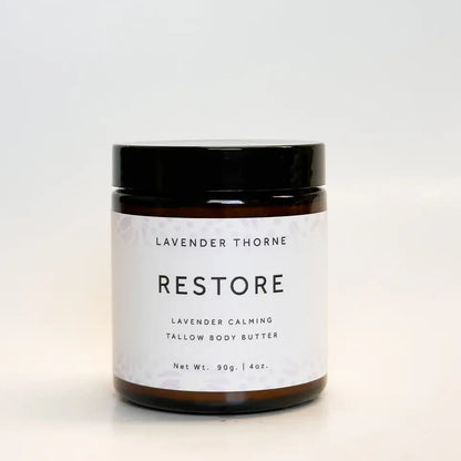 Jar of Tallow Body Butter by Lavender Thorne