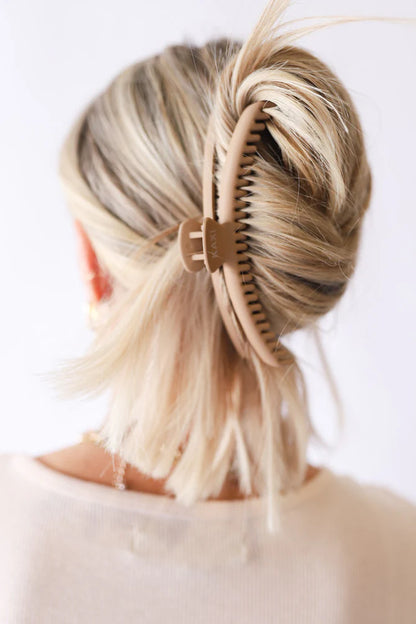 Kaxi Hold Everything Hair Claw Original Matte Bone